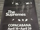 THE SUPREMES LIVE AT COPACABANA Motown Original Poster