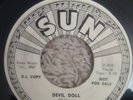 ROY ORBISON SUN 353 RECORD DEVIL DOLL WHITE LABEL PROMO