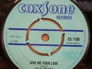 JACK SPRATT GIVE ME YOUR LOVE / MAGIC MOMENTS UK COXSONE 7