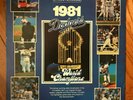 Los Angeles Dodgers - 1981 World Champions Official Recording LP Vin Scully VG+