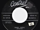 Doo Wop - Excels - Baby Doll/You're Mine Forever (Central) VG-/VG