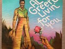 AL GREEN - LIVIN FOR YOU    EX+ VINYL LP / FIRST PRESSING 1973 LONDON RECORDS