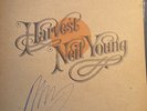 NEIL YOUNG SIGNED AUTOGRAPHED HARVEST RECORD ALBUM LP VINYL