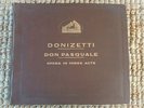 HMV 1933 Donizetti - Don Pasquale - Opera In Three Acts - Complete Set 78rpm