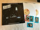 STAR WARS THE EMPIRE STRIKES BACK JOHN WILLIAMS SOUNDTRACK 2 LP +4 stickers rare