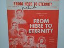 From Here To Eternity Sheet Music Signed Autographef By Lancaster, Clift, Kerr +