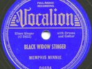 BLUES - MEMPHIS MINNIE 'Black Widow Stinger/Good Soppin' 