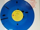 1976 The Rolling Stones HOT STUFF / CRAZY MAMA Blue Marble Vinyl Record Promo