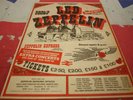 LED ZEPPELIN  Live At Earls Court London 1975 Original COLOUR NME ADVERT/POSTER