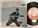 Johnny Hallyday ?– T'Aimer Follement RARE 1er 45T 7' EP 1960 Centreur