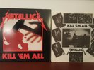 METALLICA - Kill 'Em All   / Original 1983 Elektra Vinyl LP plus Sleeve READ