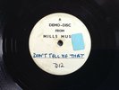 “DON’T TELL ME THAT” UK 1965 UNKNOWN & UNRELEASED DEMO ACETATE / MOD BEAT GARAGE