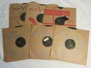 Six GLENN MILLER 78's -- Blue Rain, LITTLE BROWN JUG, Chattanooga Choo-Choo