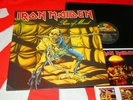 IRON MAIDEN PIECE OF MIND 1983 UK 1st LP+SIGNED/Autograph STEVE HARRIS+Fan Club
