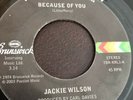 Northern Soul Jackie Wilson Because Of You /my Heart Is Calling Ex Condition