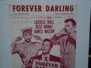 Forever Darling Signed Autographed Sheet Music Signed By Lucille Ball & Arnaz