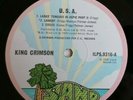 King Crimson LP U.S.A. UK Pink Island Rim 1st Press A-1 B-1 NICE COPY ££