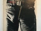 Rolling Stones 1971 STICKY FINGERS Warhol zipper WITH INNER SLEEVE lp clean