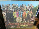 THE BEATLES sgt peppers 1967 UK WIDE SPINE STEREO VINYL LP w/CUT OUTS*R&W INNER