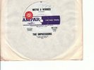 the IMPRESSIONS-we're a winner/it's all over OZ AMPAR 1968 sample stickered