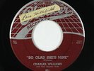 Blues R&B Rocker 45 - Charles Williams - So Glad She's Mine - Checker - mp3
