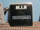 M.I.A - Notes From The Underground LP - Silver labels Punk Hardcore 1985