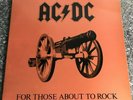 AC/DC -For Those About To Rock Atlantic LP Embossed Cover Cover Misprint NM/NM