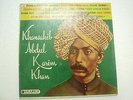 ABDUL KARIM KHAN  VOCAL  RARE LP RECORD CLASSICAL INSTRUMENTAL INDIA indian ex