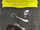 DG 2530 516 SILVER SLEEVE BEETHOVEN SYMPHONY 5 *CARLOS KLEIBER TAS/HP LIST NM/NM
