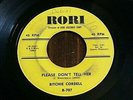 Ritchie Cordell - Please Don't Tell Her/Tick Tock 45 Rori teen/doo wop VG- HEAR