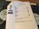 MARSHALL CRENSHAW+THE CRUZADOS King Biscuit Flower Hour PROMO  RADIO SHOW LP