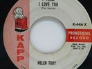 45 RPM, N SOUL, HELEN TROY, ILL BE AROUND/ I THINK I LOVE YOU