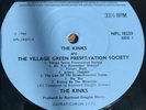 The Kinks 1968 The Villigae Green Presevation Society Pye Npl18233 Mono