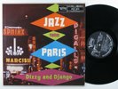 DIZZY GILLESPIE/DJANGO REINHARDT Jazz From Paris VERVE LP mono **