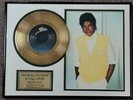 Limited Edition: MICHAEL JACKSON Billie Jean 24KT Gold Plated Record 1176/2500