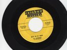 Lee Andrews, Hearts 45 Bells of St. Mary/Fairest RAINBOW YLW LBL doowop VG+ 739