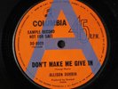 ALLISON DURBIN: Don't Make Me Give In 45 (Australia, demo) Rock & Pop