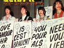 THE BEATLES 1967 JAPAN ODEON  SANDWICH SIGNS COVER   ALL YOU NEED IS LOVE , + 1