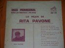 RITA PAVONE  LO MEJOR AÑOS 70 LP PROMO RARE BALADA VINYL AS NEW HECHO EN PERU