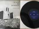 Catherine Silie ECHOS DE ROMPON Recital Solo Piano Jeanne Bovet OG PRIVATE LP