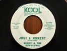 Sunny & The Sun-Glows: Just A Moment/Up Town - Kool K-1006 45 1961 Rare Chicano