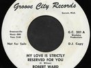 ROBERT WARD (Groove City) -  Rare 60's Soul Promo 45 NM