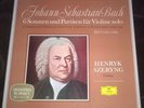 RARE SZERYNG BACH 6 SONATAS & PARTITAS 3LP BOX DGG TULIP SLPM 139 270 STEREO ED1