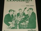 FIREBIRDS  ( W&G ) PAUL ANKA  AUSSIE SHEET MUSIC - THE LONGEST DAY Hawking Bros