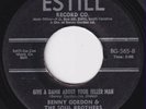 BENNY GORDON *mispress* 45 Give A Damn About Your Feller Man FUNK MONSTER  HEAR