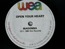 MADONNA Open Your Heart THAI THAILAND PROMO WEA 45 Rare 1986