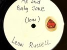 LEON RUSSELL A Hard Rain/Me & Baby Jane RARE TEST PRESSING UNISSUED SHELTER 12
