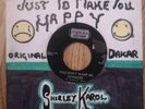 SHIRLEY KAROL: Just To Make You Happy / you Don't Want Me Anymore 45 rare Soul