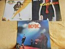 3 ORIGINAL ATLANTIC VINYL RECORDS AC/DC HIGH VOLTAGE,POWERAGE,LET THERE BE ROCK