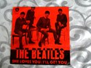 The Beatles She Loves You Red Label Orange Cover Dänemark Press 1964  gut